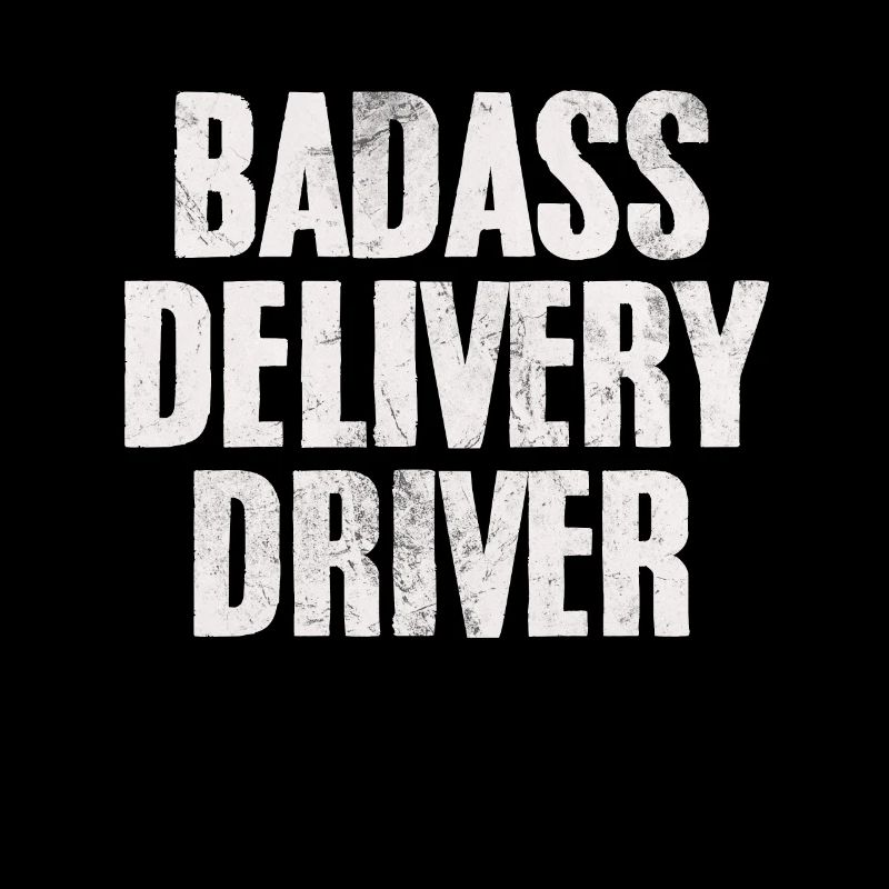 Badass Delivery Driver Package Parcel Delivery