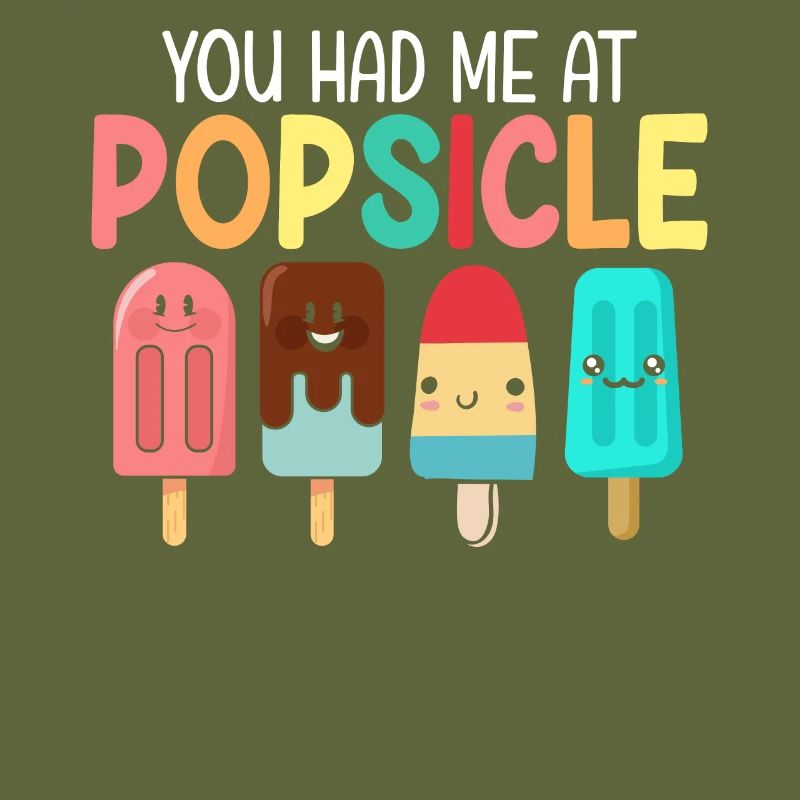 Eis am Stiel Lustiges Eis Gefrorenes Dessert Eis