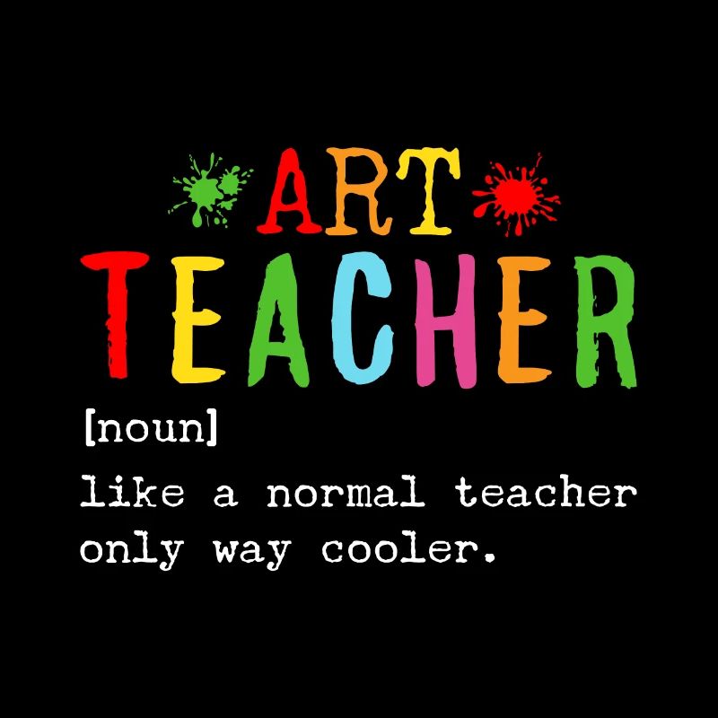 Professeur d’art Drôle Définition Retour à l’école Art