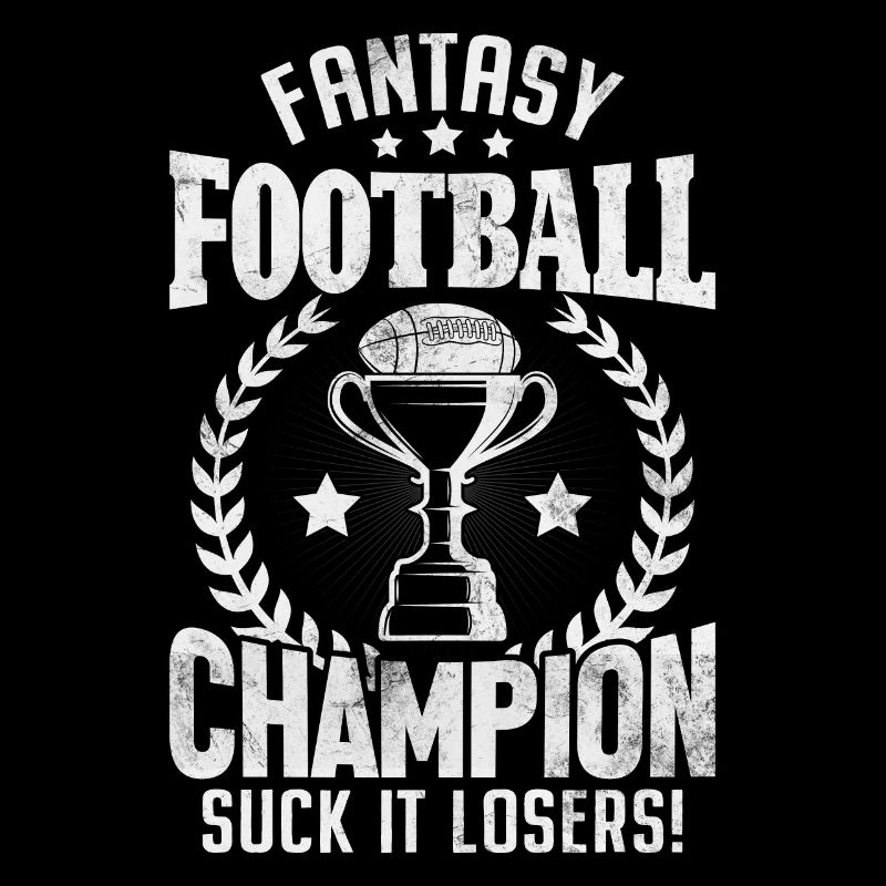 Fantasy Football Champion Funny FFL Commish Draft