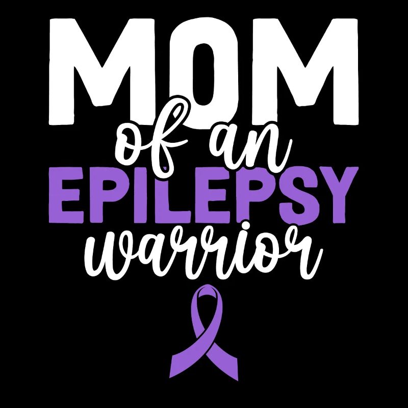 Mutter Einer Epilepsie Kriegerin Lila Band Epilepsie