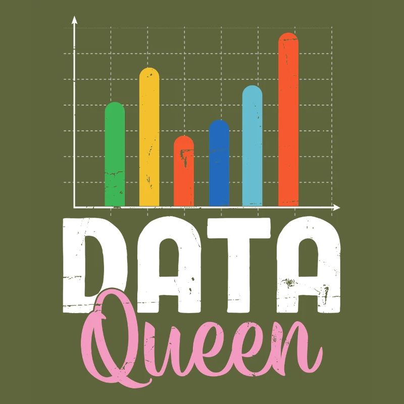 Data Queen Tableur Statisticien Funny Data