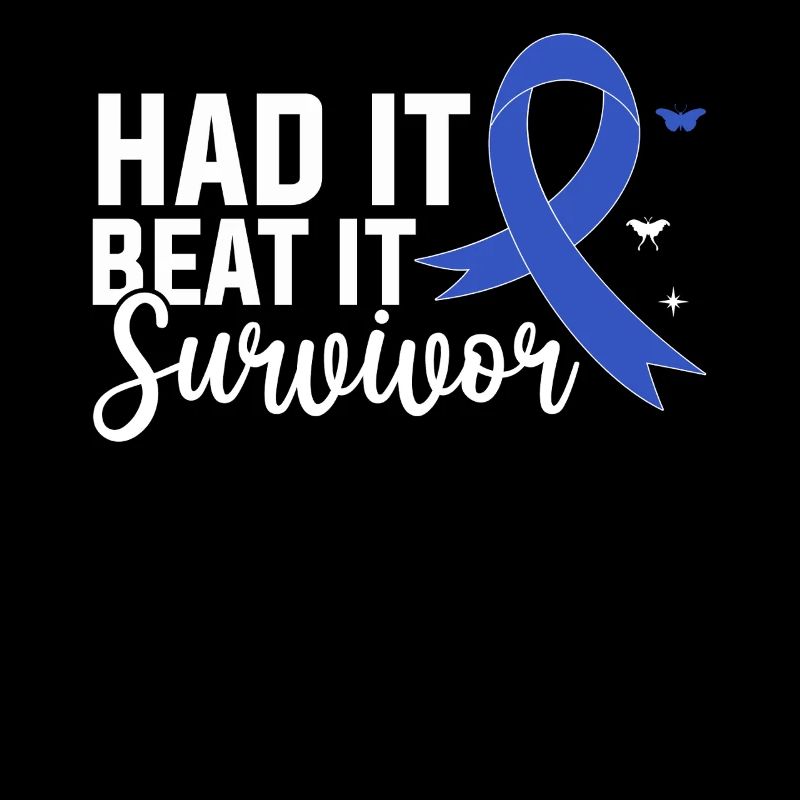 Had It Beat It Survivor Blue Ribbon Colorectal