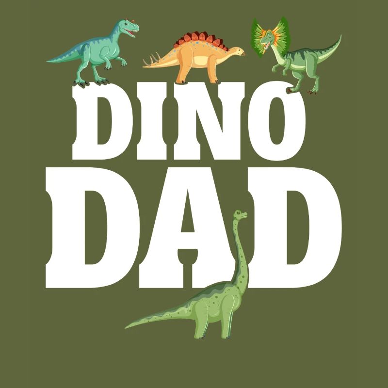 Dino Dad Funny Father Son Dinosaur Dadsaurus Papa