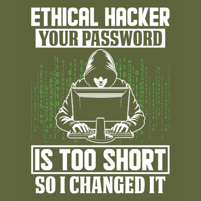 Hacker éthique Cyber Security Code Cracker Drôle