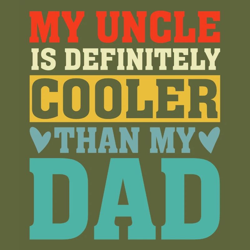 Mon oncle est définitivement plus cool que mon père rétro