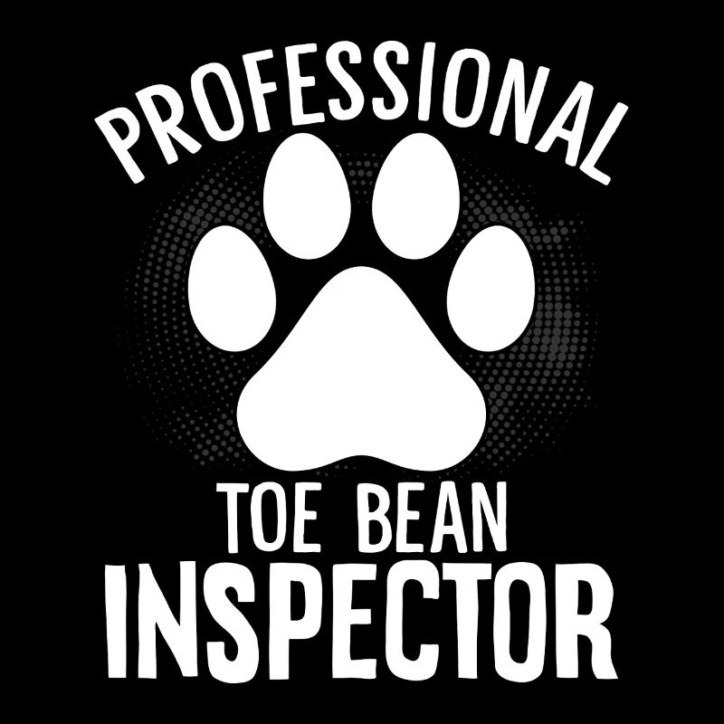 Professional Toe Bean Inspector Funny Veterinary