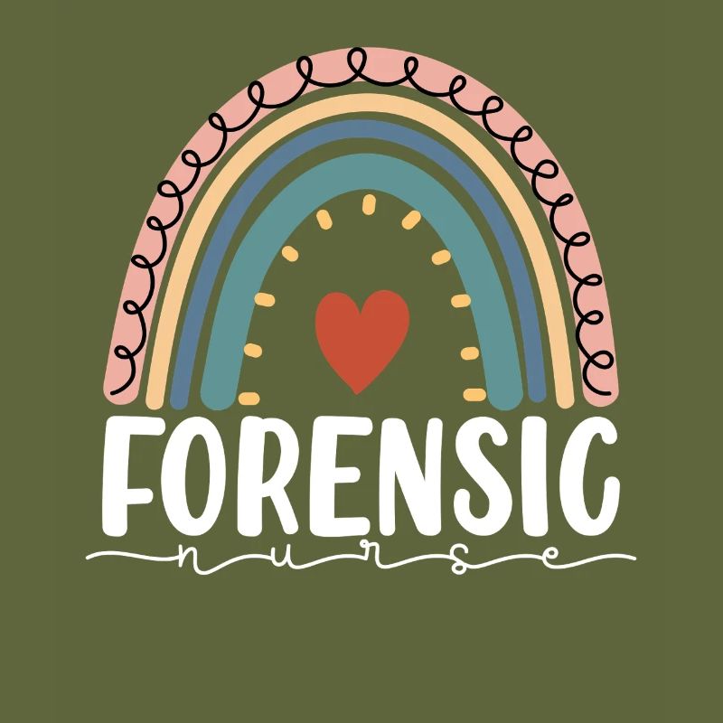 Forensische Krankenschwester Boho Rainbow Sane Krankenschwester Medizin