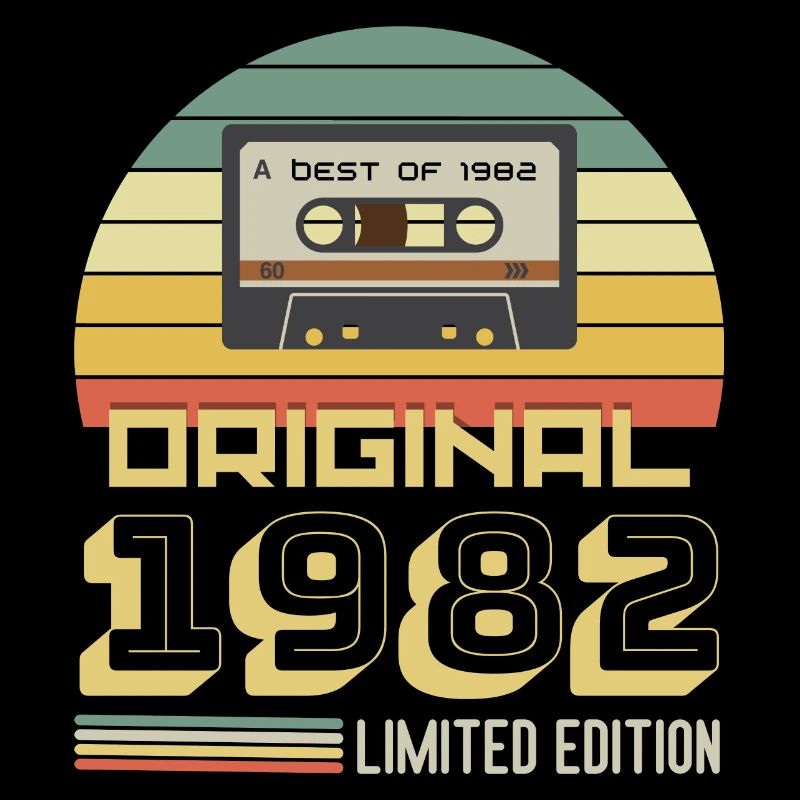 Original 1982 40th Birthday Retro