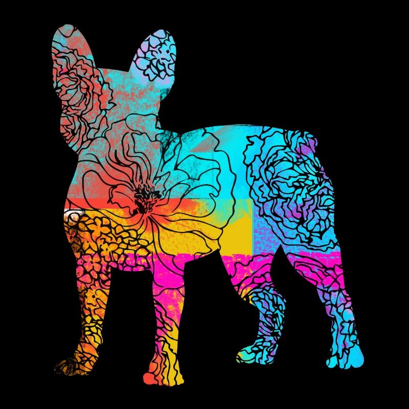 Bouledogue Français Fleurs De Chien