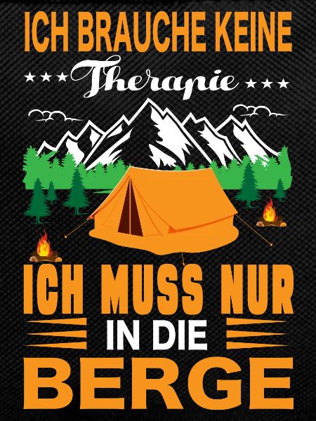 Keine Therapie Berge Geschenk