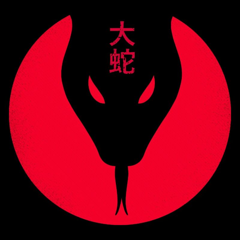 Daija, the legendary Japanese snake