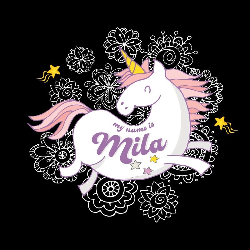 Vorname Mila Einhorn Geschenk