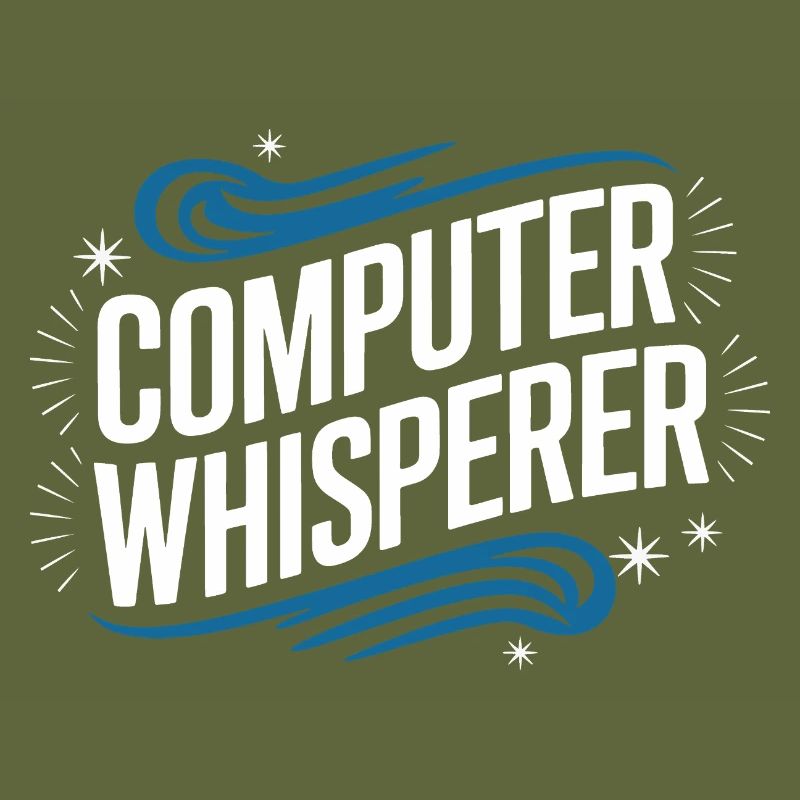 Technischer Support Computerfreak Nerd