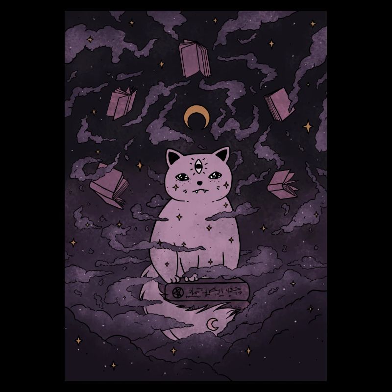 Halloween Books Witch Cat