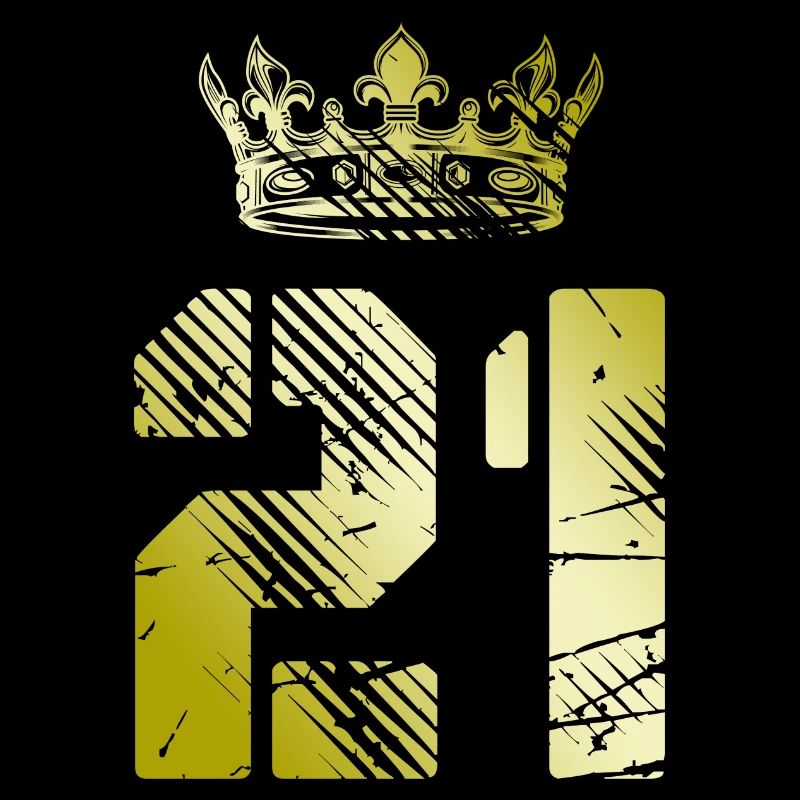 21 Number crown