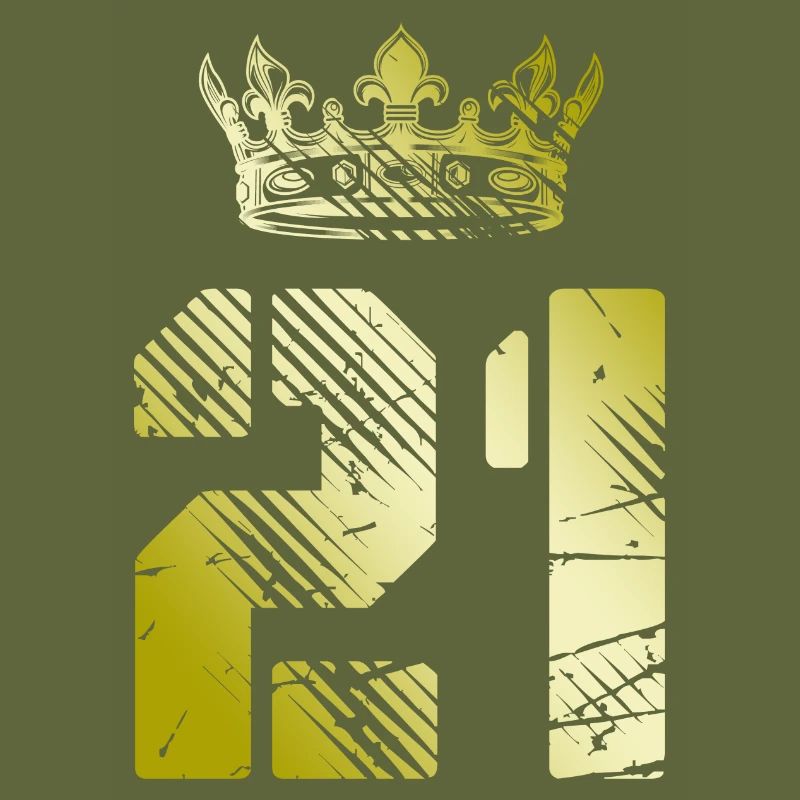 21 Number crown
