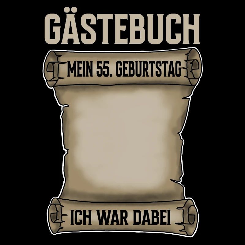 55. Geburtstag Gästebuch