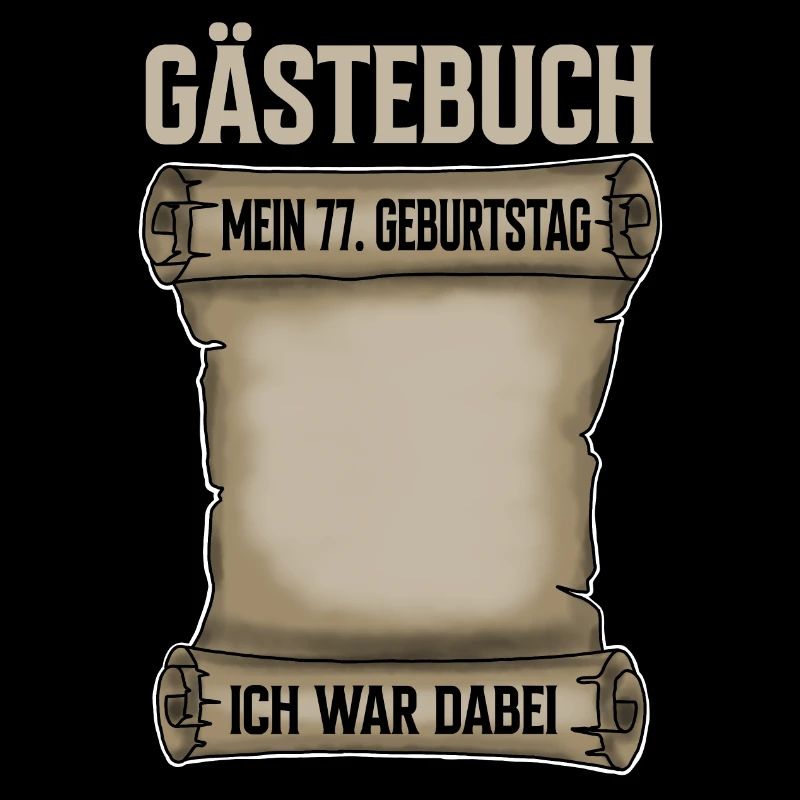 77. Geburtstag Gästebuch