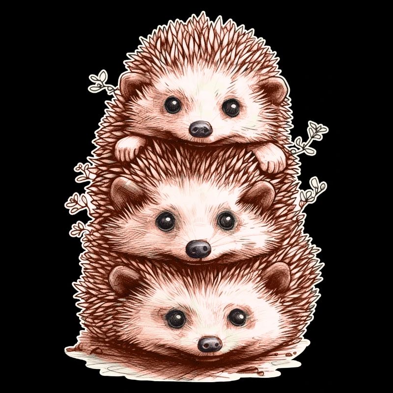 Lustige Igel