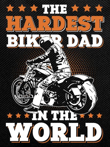 Motorcycle dad biker dad