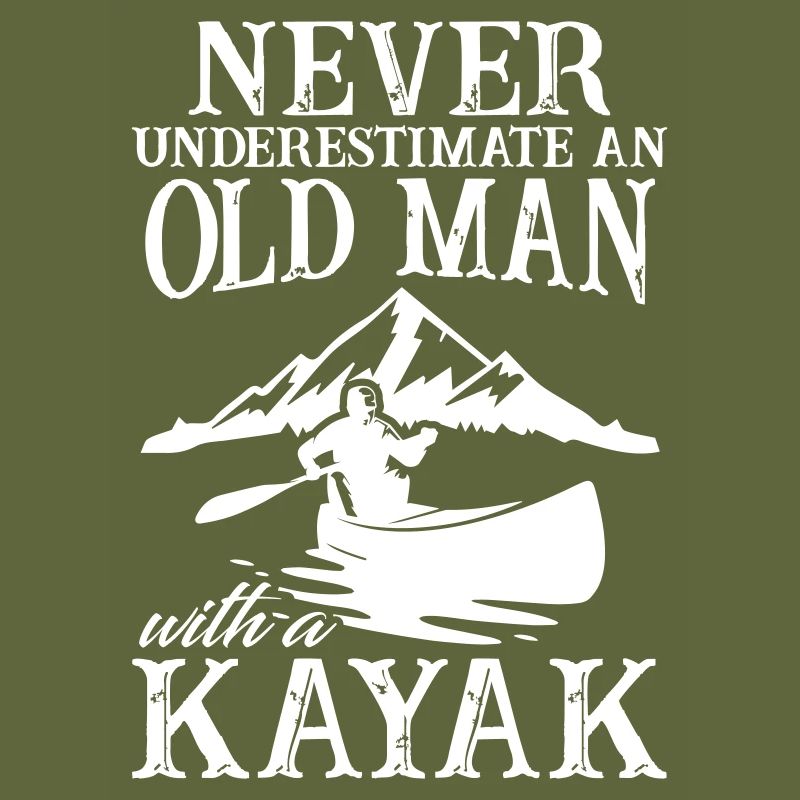 Never Underestimate an Old Man With A Kayak