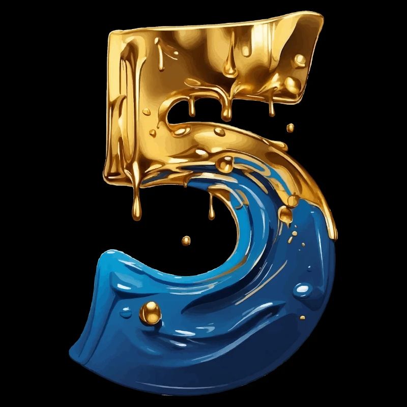 NR. 5 NUMMER 5 COOL 5. GEBURTSTAG