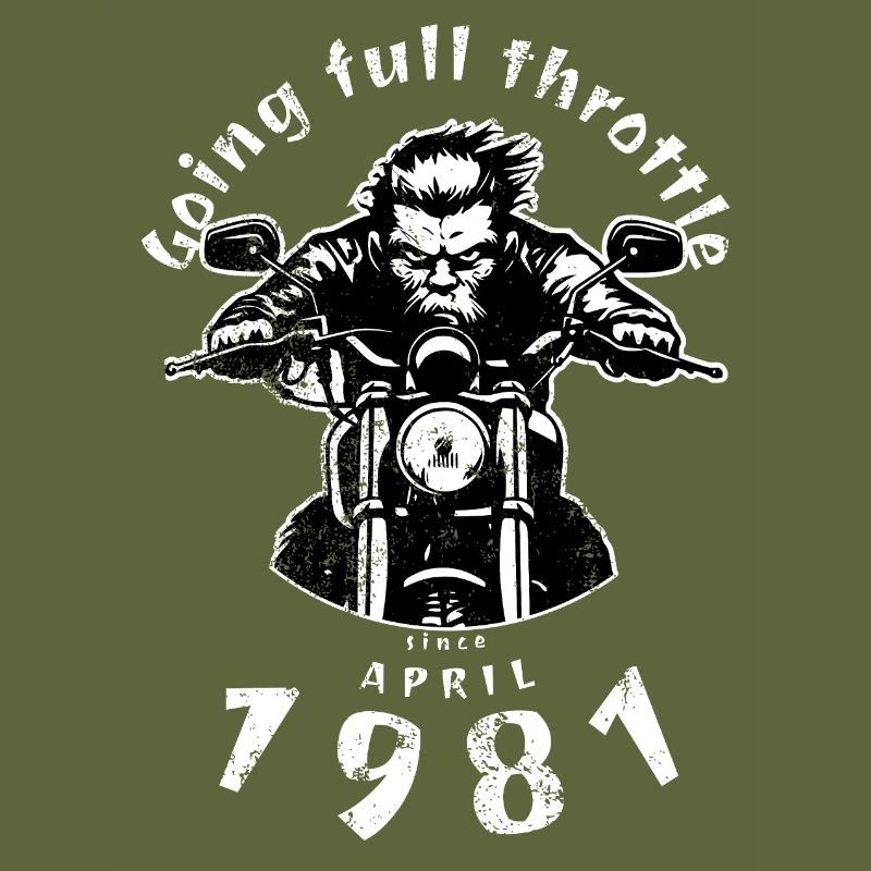 44. Geburtstag: Going full throttle since 04/1981