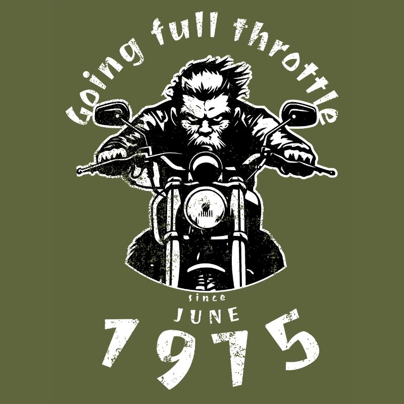 50. Geburtstag Going full throttle since 06/1975
