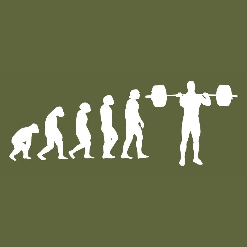 Evolution Gewichtheber