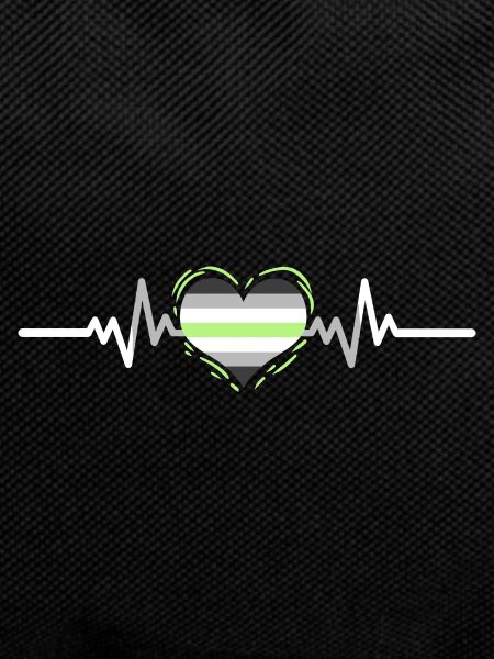 Agender Heartbeat Agender Pride
