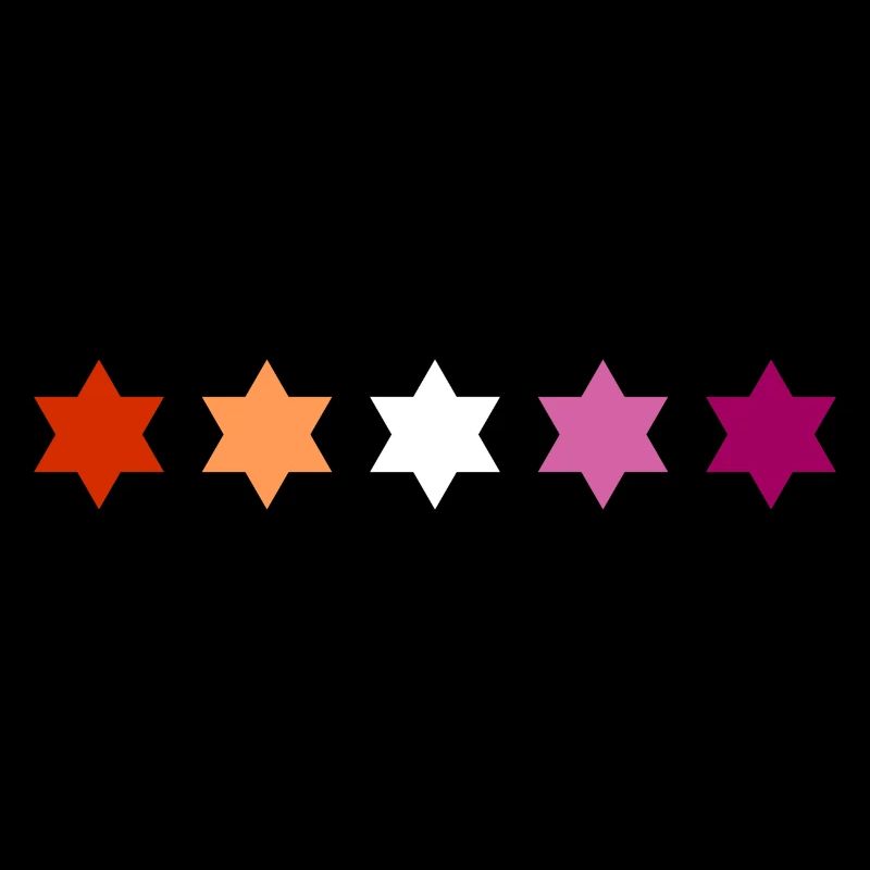 Subtile lesbische Pride-Stars
