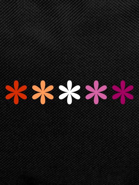 Subtle Lesbian Pride flowers