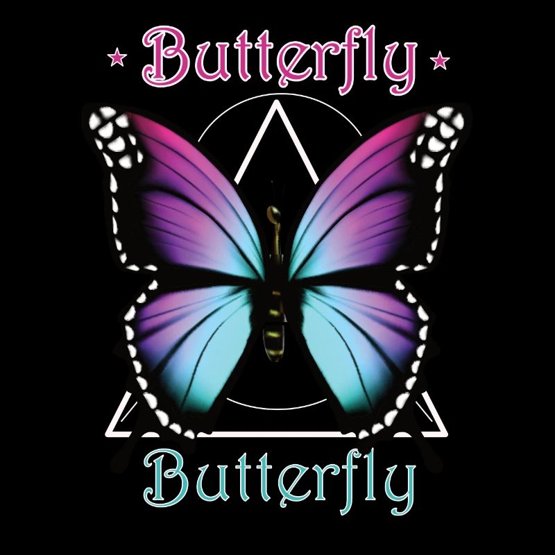 Papillon violet
