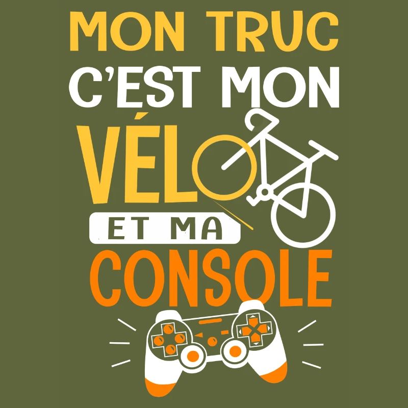Vélo Mon truc c est mon velo et ma console velo