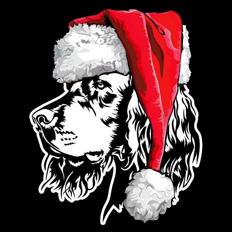 Santa Gordon Setter Christmas Dogs Wilsigns