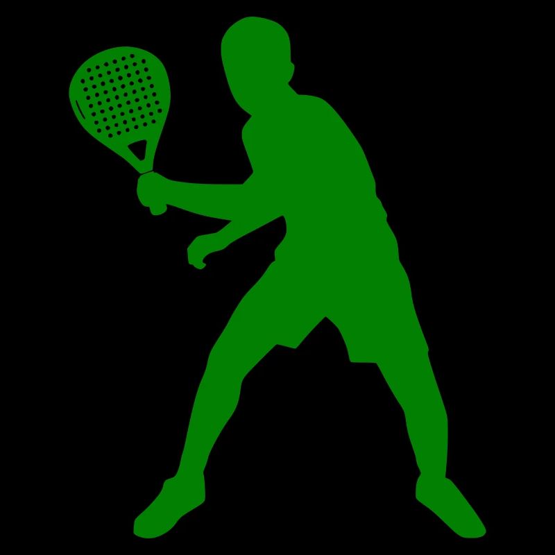 Padel Player Silouhette