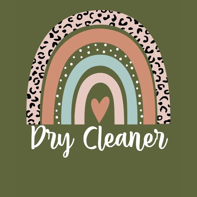 Dry Cleaner Rainbow Leopard Funny Dry Cleaner