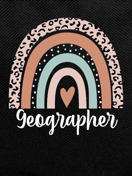 Geographer Rainbow Leopard Funny Geographer