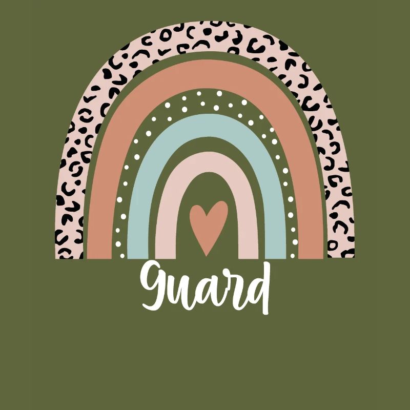 Guard Rainbow Leopard Funny Guard Appreciation
