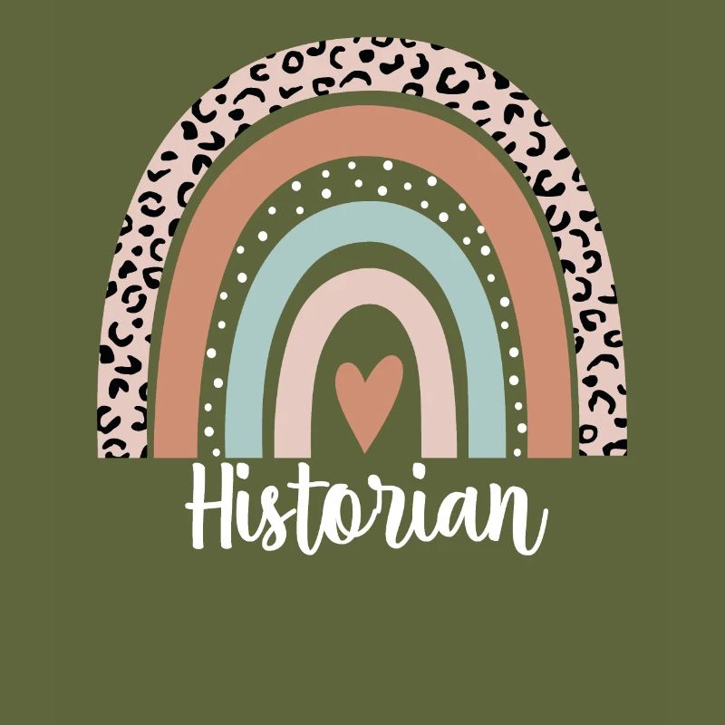 Historian Rainbow Leopard Funny Historian