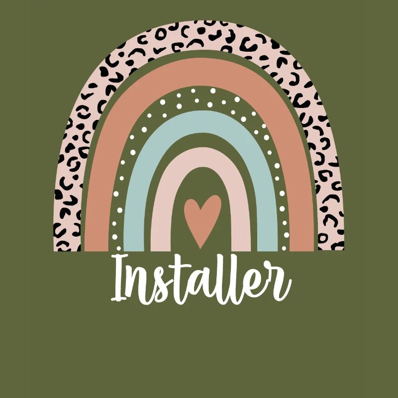 Installer Rainbow Leopard Funny Installer