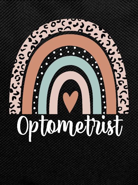Optometrist Rainbow Leopard Funny Optometrist