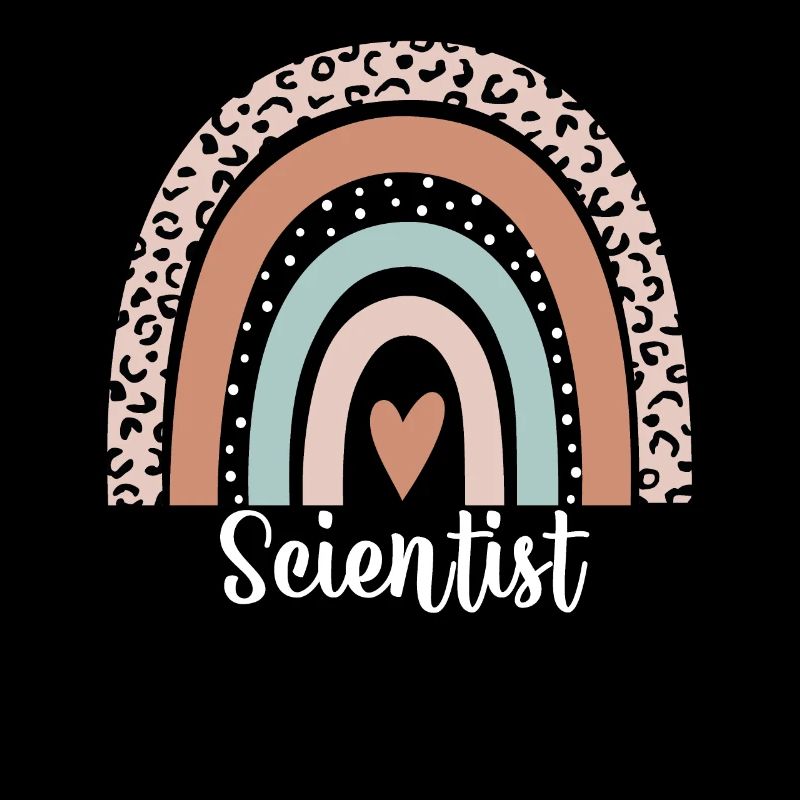 Scientist Rainbow Leopard Funny Scientist