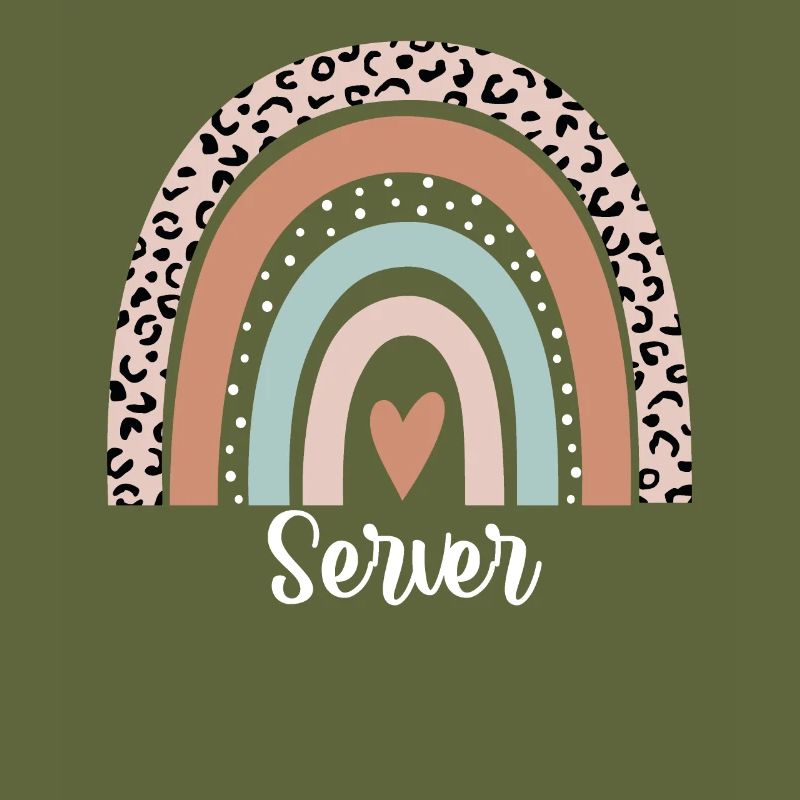 Server Rainbow Leopard Funny Server Appreciation