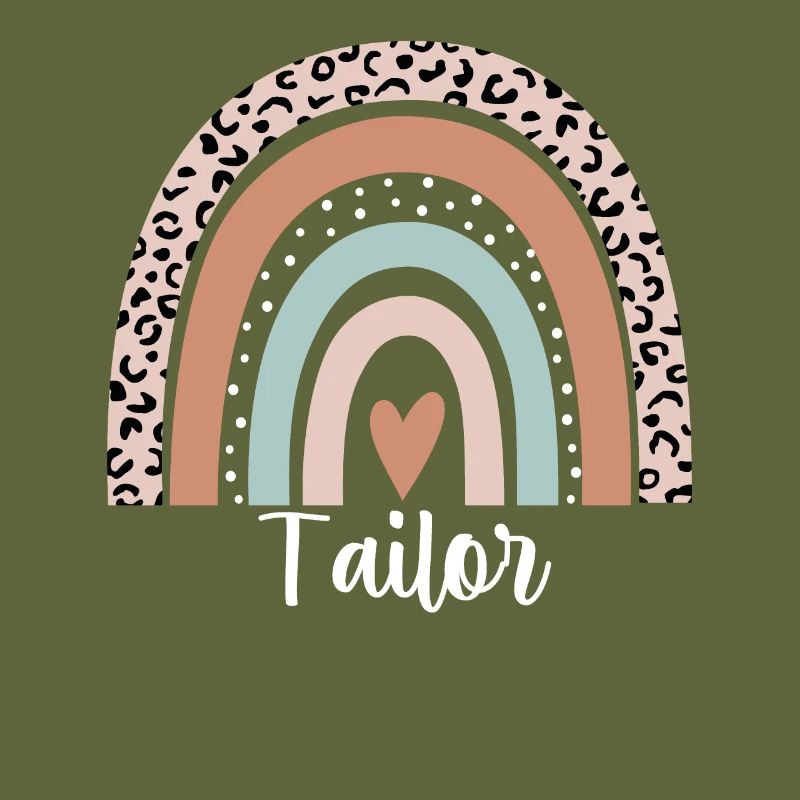 Tailor Rainbow Leopard Funny Tailor Appreciation