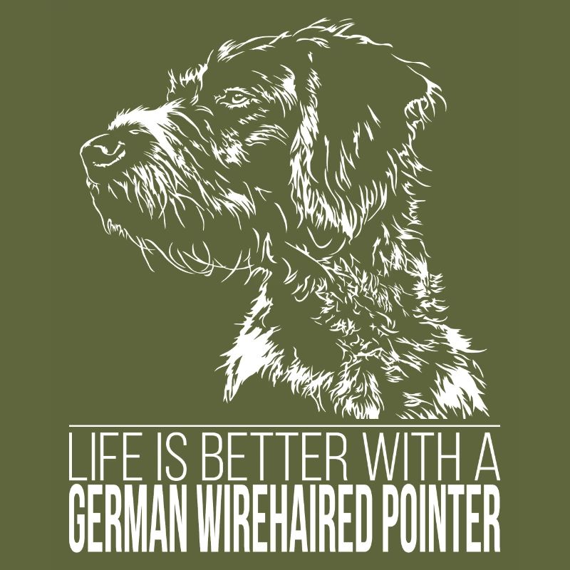 GERMAN WIREHAIRED POINTER Life is better Wilsigns