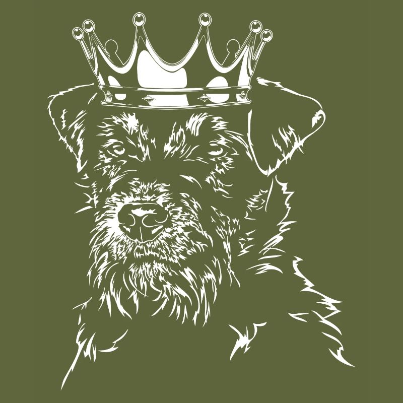 DEUTSCHER JAGDTERRIER Krone Hund Jagdhund Wilsigns