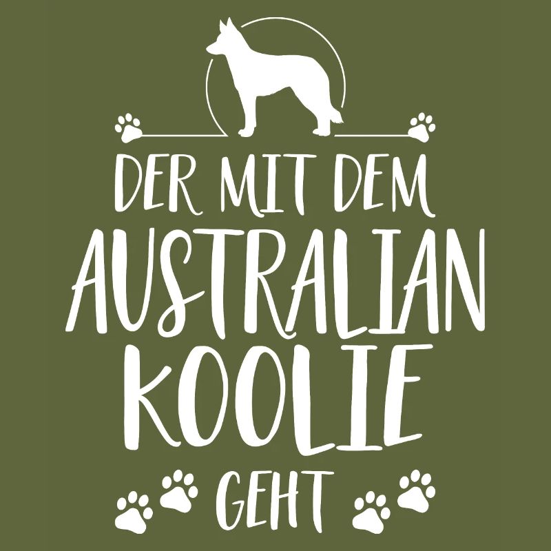 Der mit Australian Koolie geht Hunde Hund Wilsigns