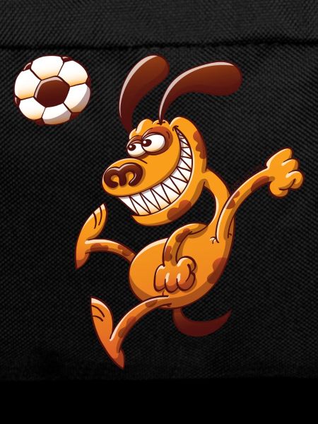 Dog Heading a Foot Ball
